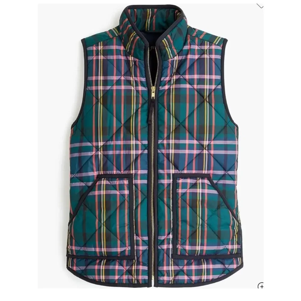 J.Crew Excursion vest in J.Crew Signature Tartan Size Small